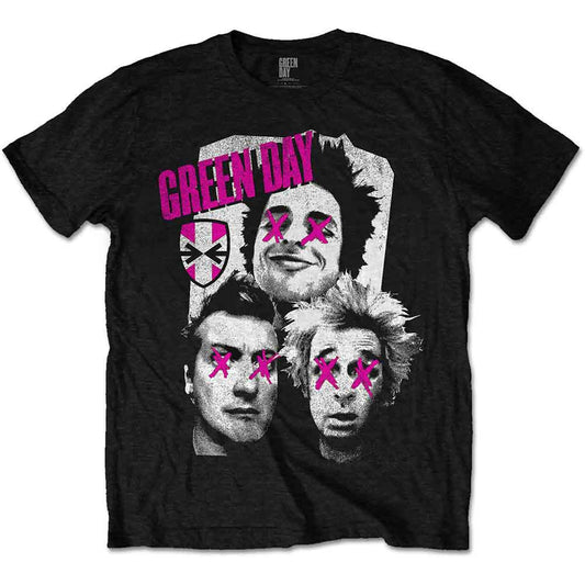 Green Day T Shirt - Patchwork