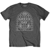 Green Day T Shirt - Stained Glass Arch
