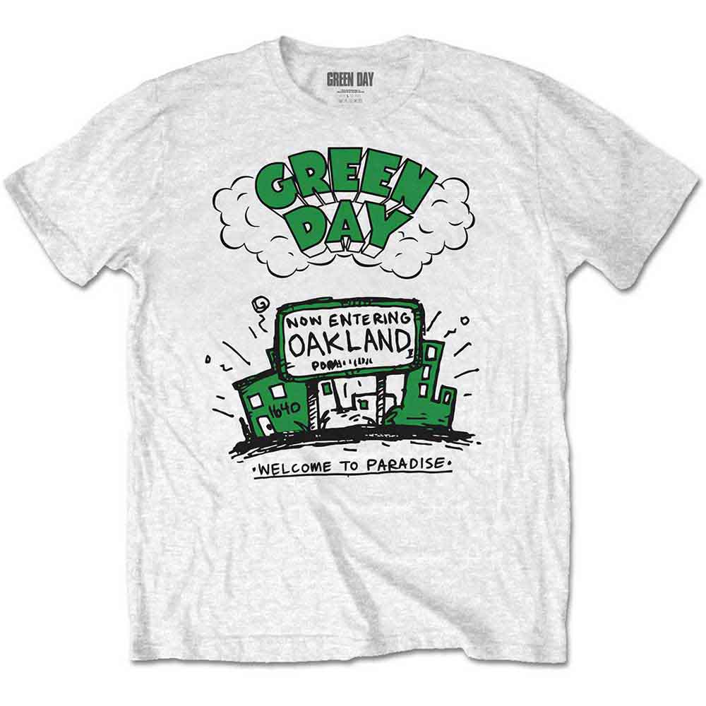 Green Day Children's T Shirt - Welcome To Paradise