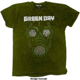 Green Day T Shirt - Gas Mask
