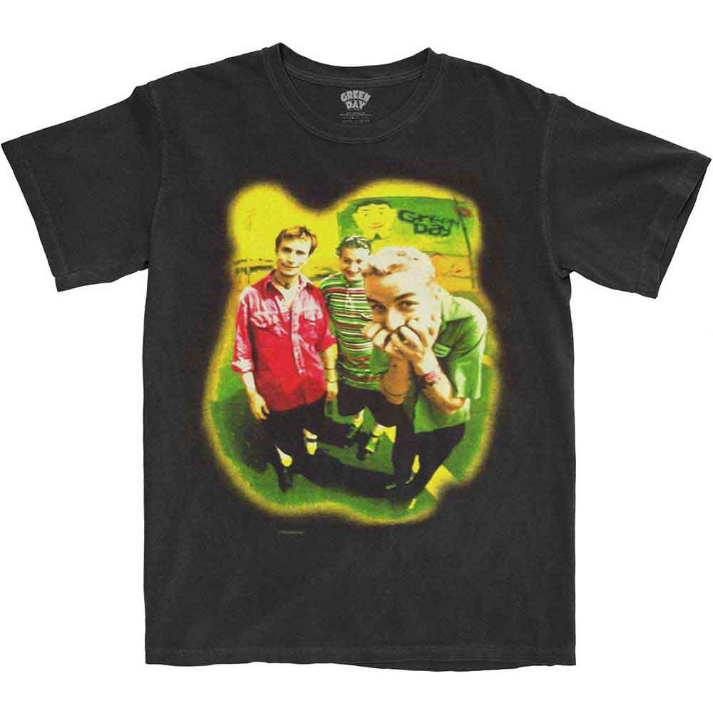 Green Day T Shirt - Neon Photo