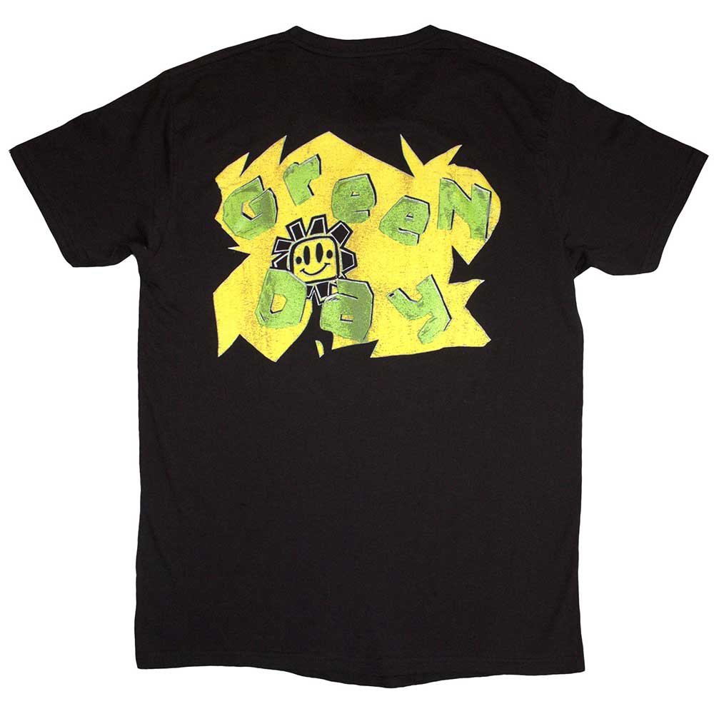 Green Day T Shirt - Psychadelic Kerplunk