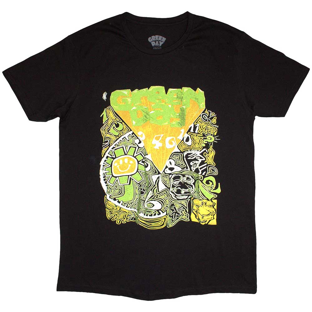Green Day T Shirt - Psychadelic Kerplunk