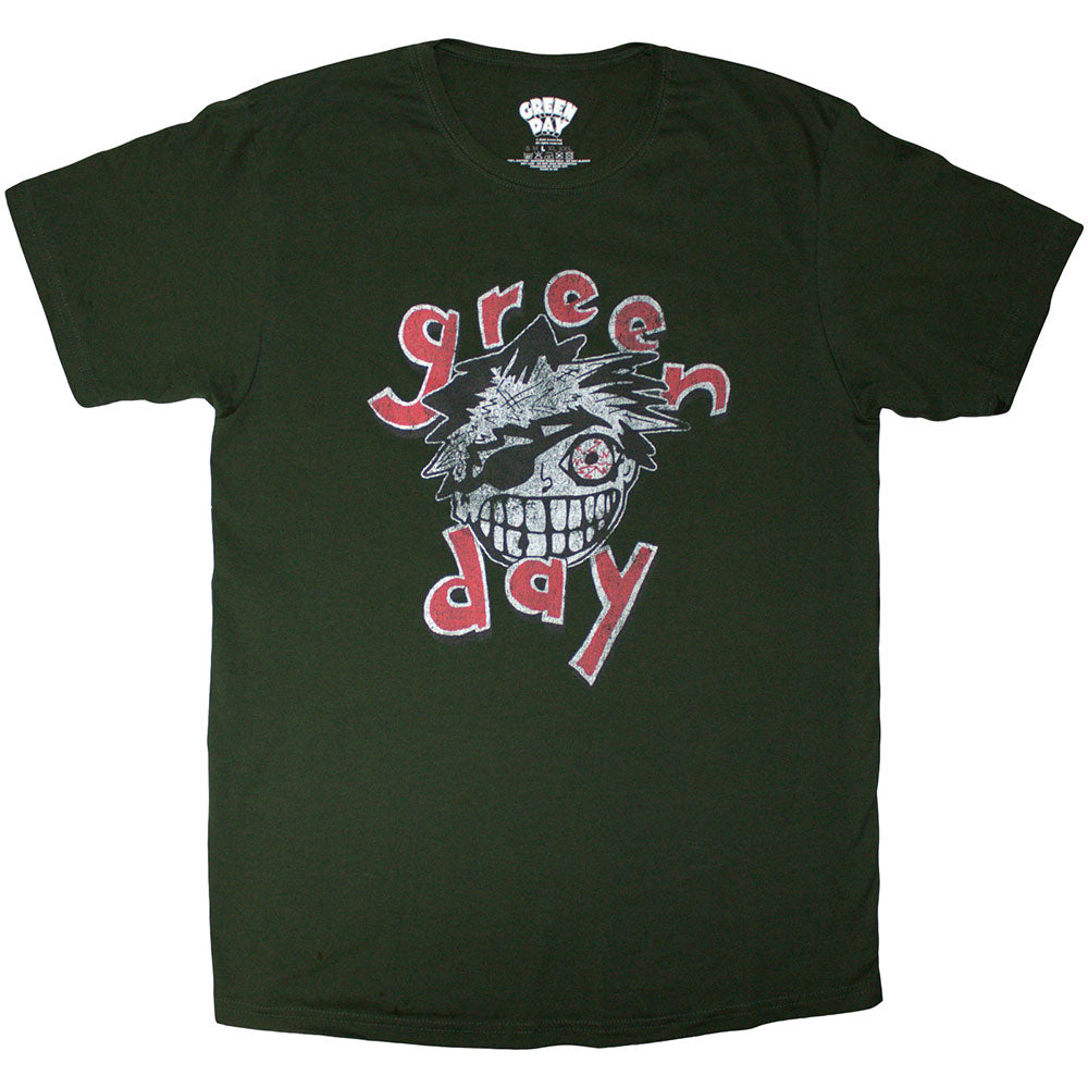 Green Day T Shirt - Eye Patch | Buy Now For 24.99
