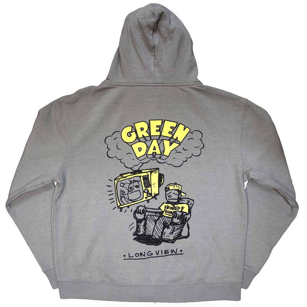 Green Day Zip Hoodie - Longview Doodle