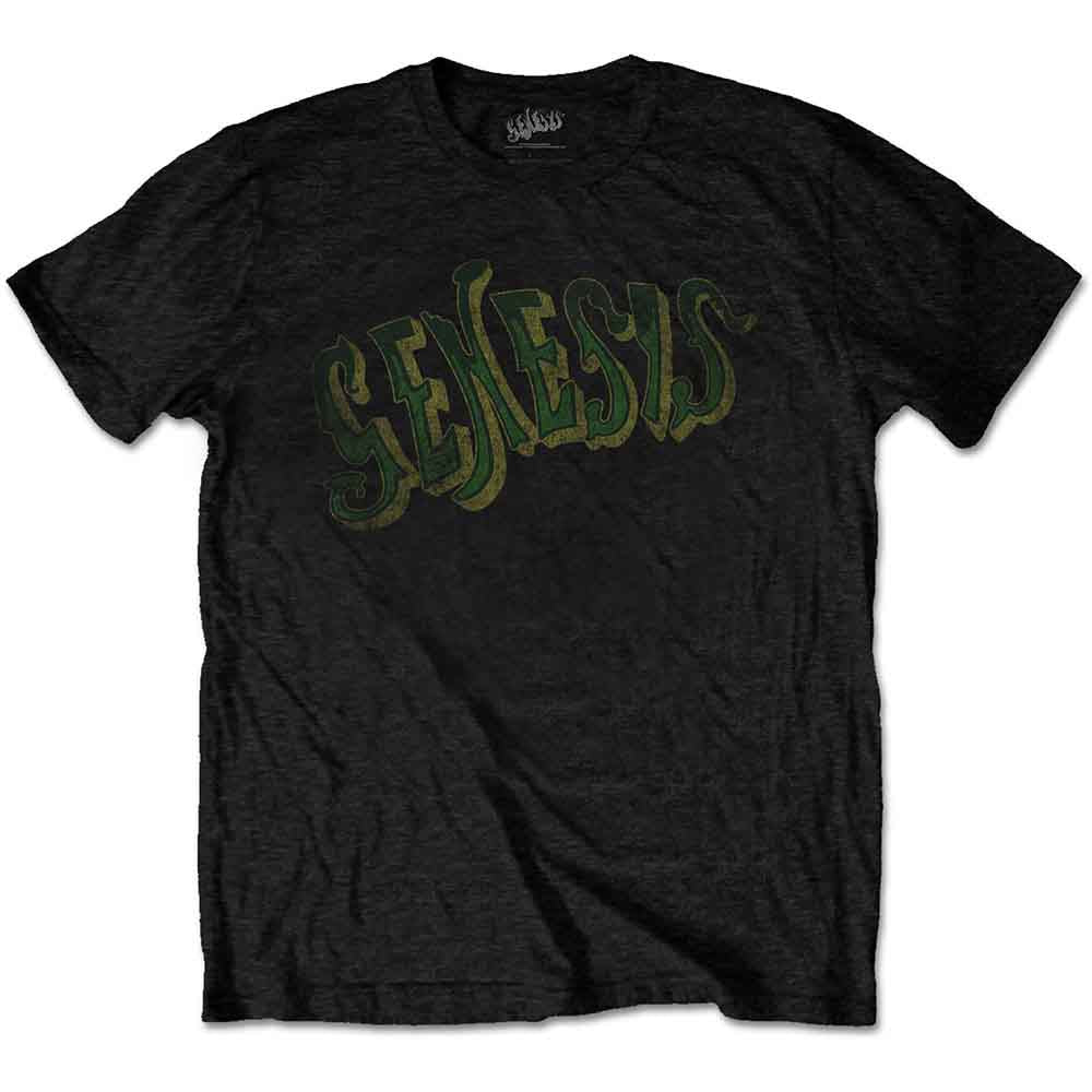 Genesis T Shirt - Vintage Logo - Green