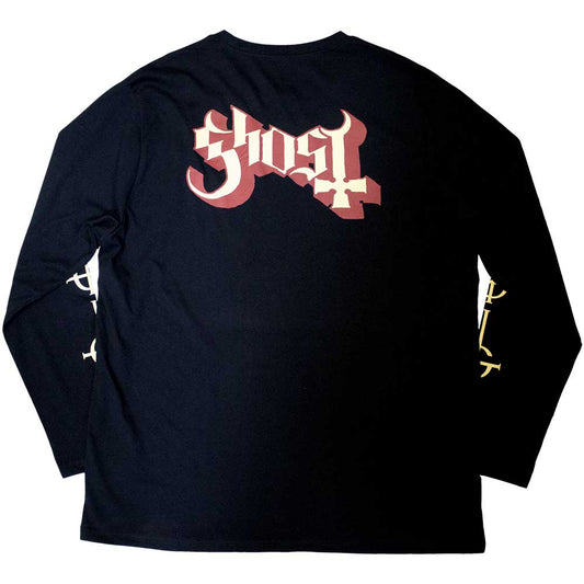 Ghost Long Sleeve T Shirt - Papa & Radient Ghouls