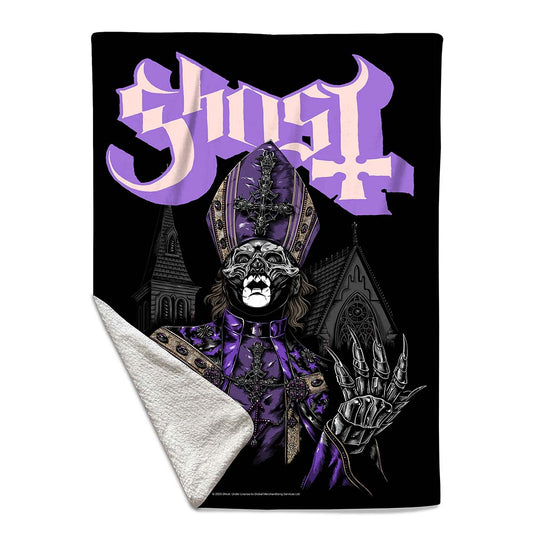 Rocksax Ghost Sherpa Fleece Blanket - The Tall Man  | Buy Now From £39.99