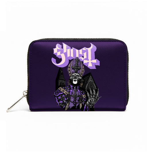Rocksax Ghost Purse (Women's Bi-Fold Zipped Wallet) - Tall Man