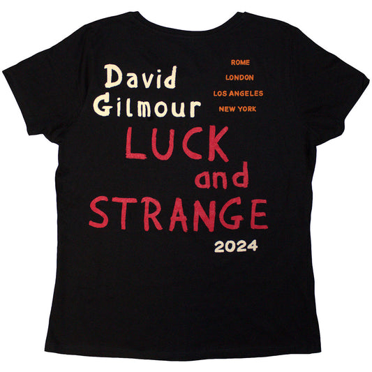 David Gilmour Woman's T Shirt - Luck & Strange Stage Shot