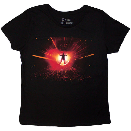 David Gilmour Woman's T Shirt - Luck & Strange Stage Shot