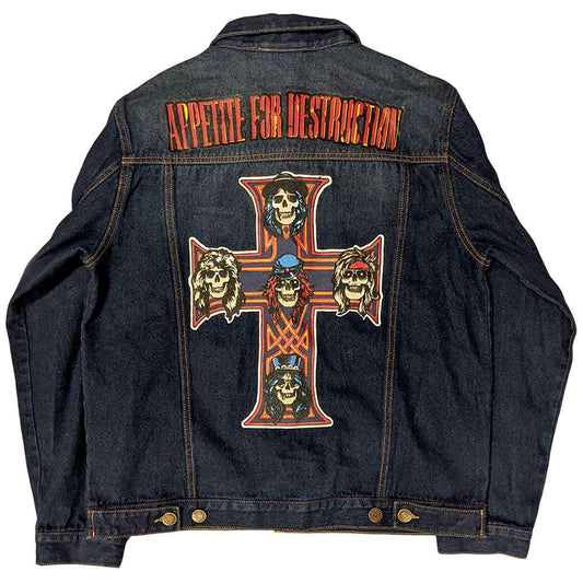 Guns N Roses Denim Jacket - Appetite For Destruction