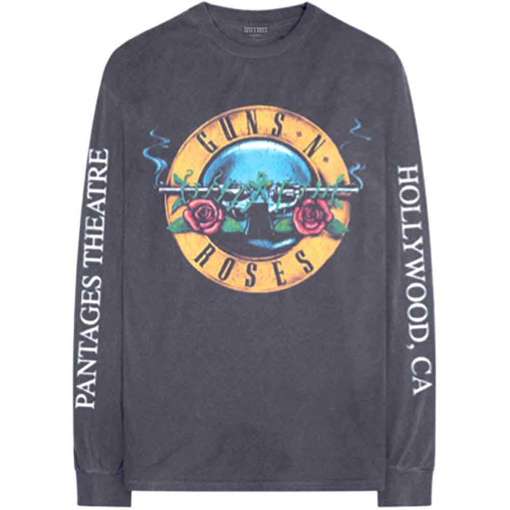 Guns N Roses Long Sleeve T Shirt - Hollywood Tour