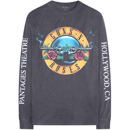 Guns N Roses Long Sleeve T Shirt - Hollywood Tour
