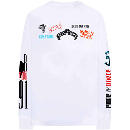 Guns N Roses Long Sleeve T Shirt - Motorcross Logo