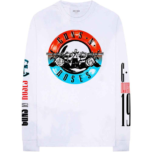 Guns N Roses Long Sleeve T Shirt - Motorcross Logo