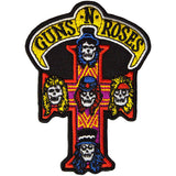 Guns N Roses Patches - Iron On - Appetite For Destruction Cross