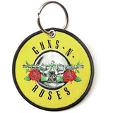 Guns N Roses Patch Keychains - Classic Circle Logo