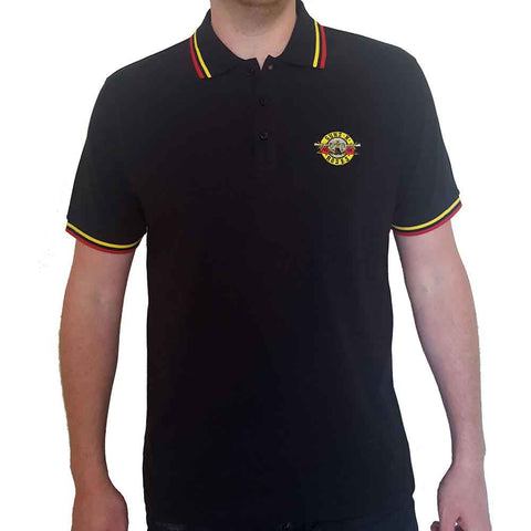 Guns N Roses Polo Shirt - Classic Logo | Buy Now For 24.99