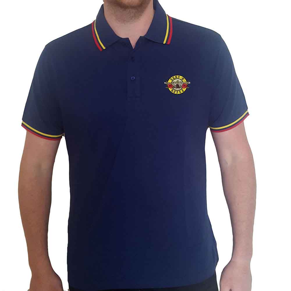 Guns N Roses Polo Shirt - Classic Logo | Buy Now For 24.99