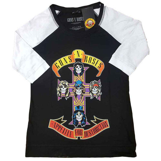 Guns N Roses Woman's T Shirt - Appetite For Destruction