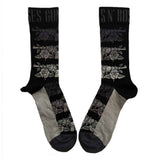 Guns N Roses Ankle Socks - Monochrome Pistols