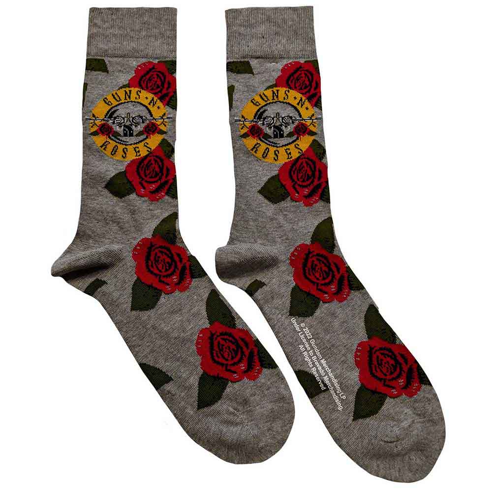 Guns N Roses Ankle Socks - Bullet Roses
