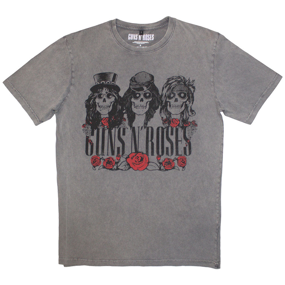Guns N Roses T Shirt - Hell Group Stone Wash