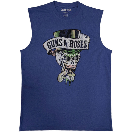 Guns N Roses Vest Top - Top Hat & Tongue