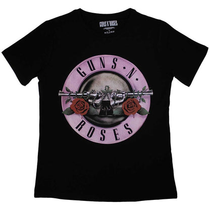 Guns N Roses Women's T Shirt - Classic Logo | Buy Now For 24.99