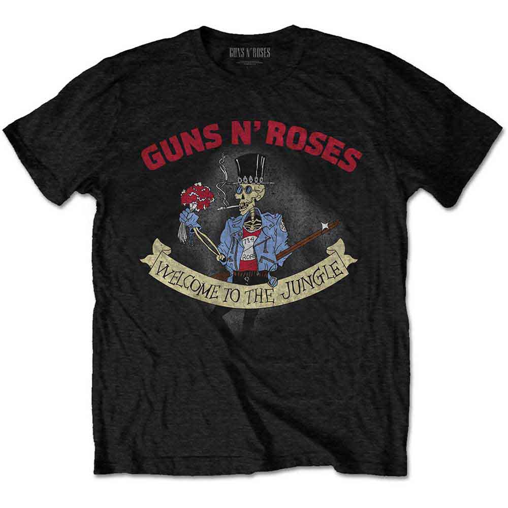 Guns N Roses T Shirt - Skeleton Vintage