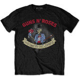 Guns N Roses T Shirt - Skeleton Vintage