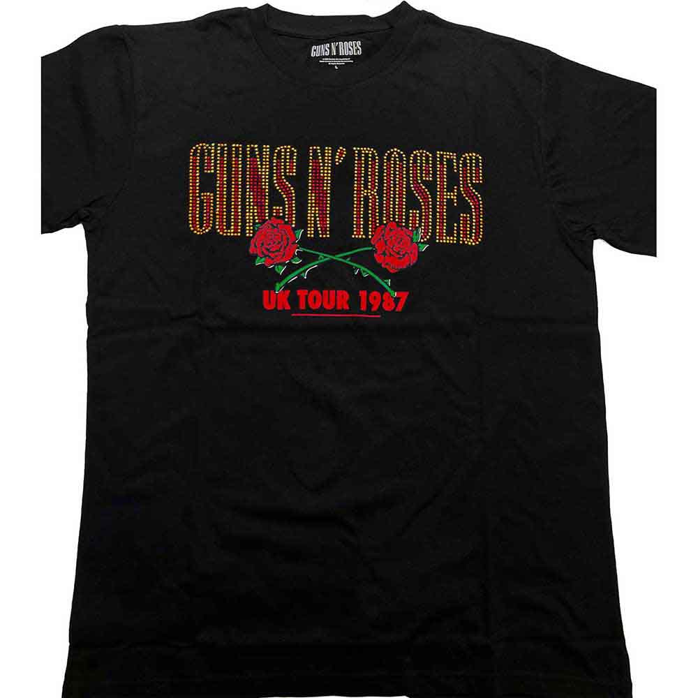Guns N Roses T Shirt - '87 Tour Diamante