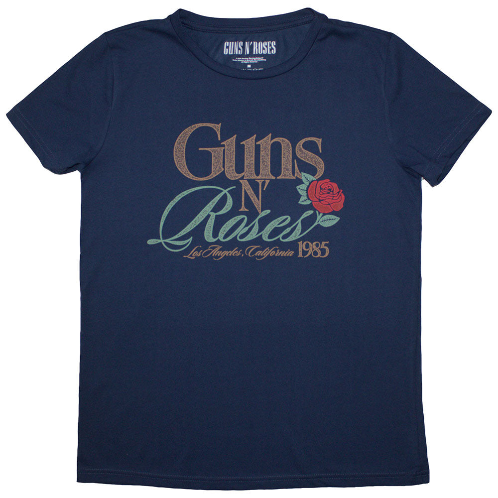 Guns N Roses Woman's T Shirt - California 1985