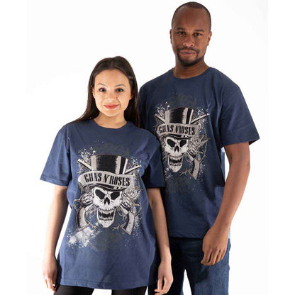 Guns N Roses T Shirt - Faded Skull | Buy Now For 24.99