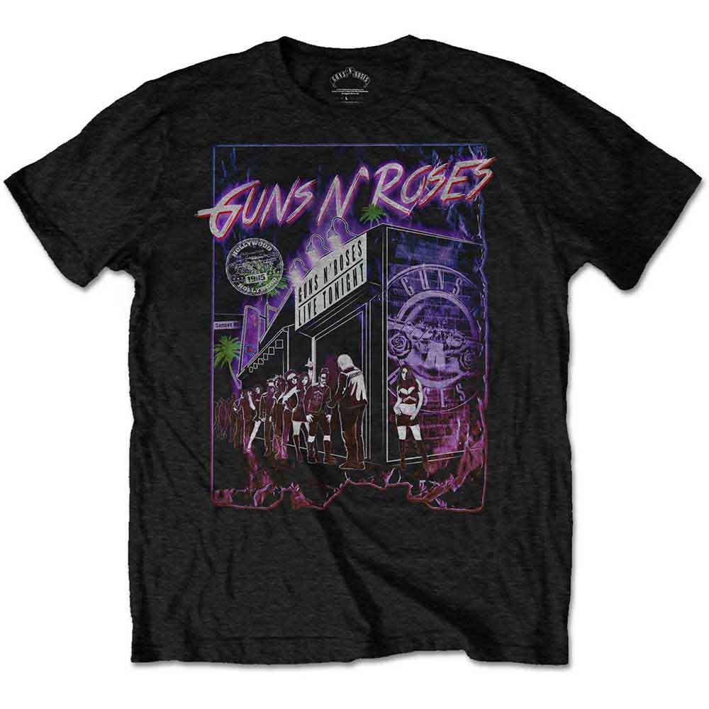 Guns N Roses T Shirt - Sunset Boulevard