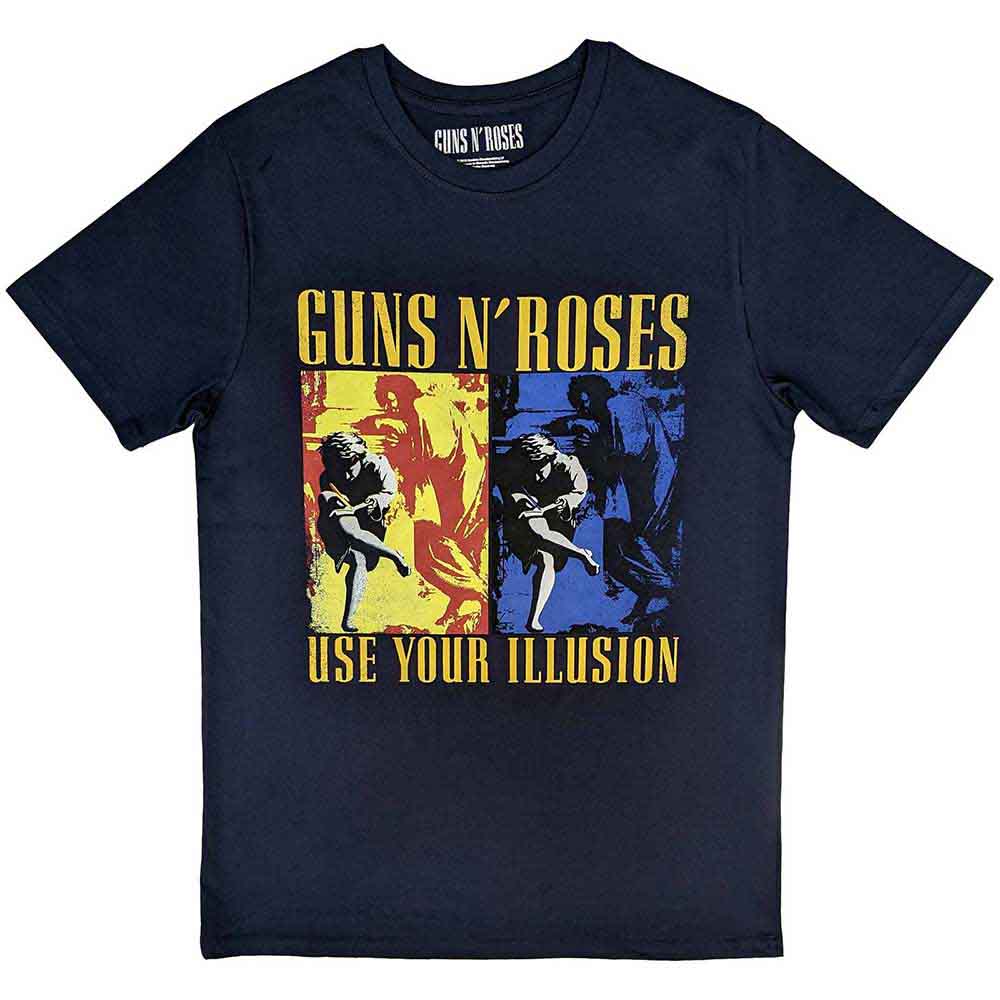 Guns N Roses T Shirt - UYI Navy