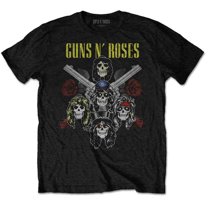 Guns N Roses T Shirt - Pistols & Roses
