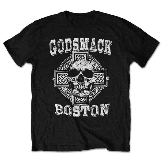 Godsmack T Shirt - Boston Skull