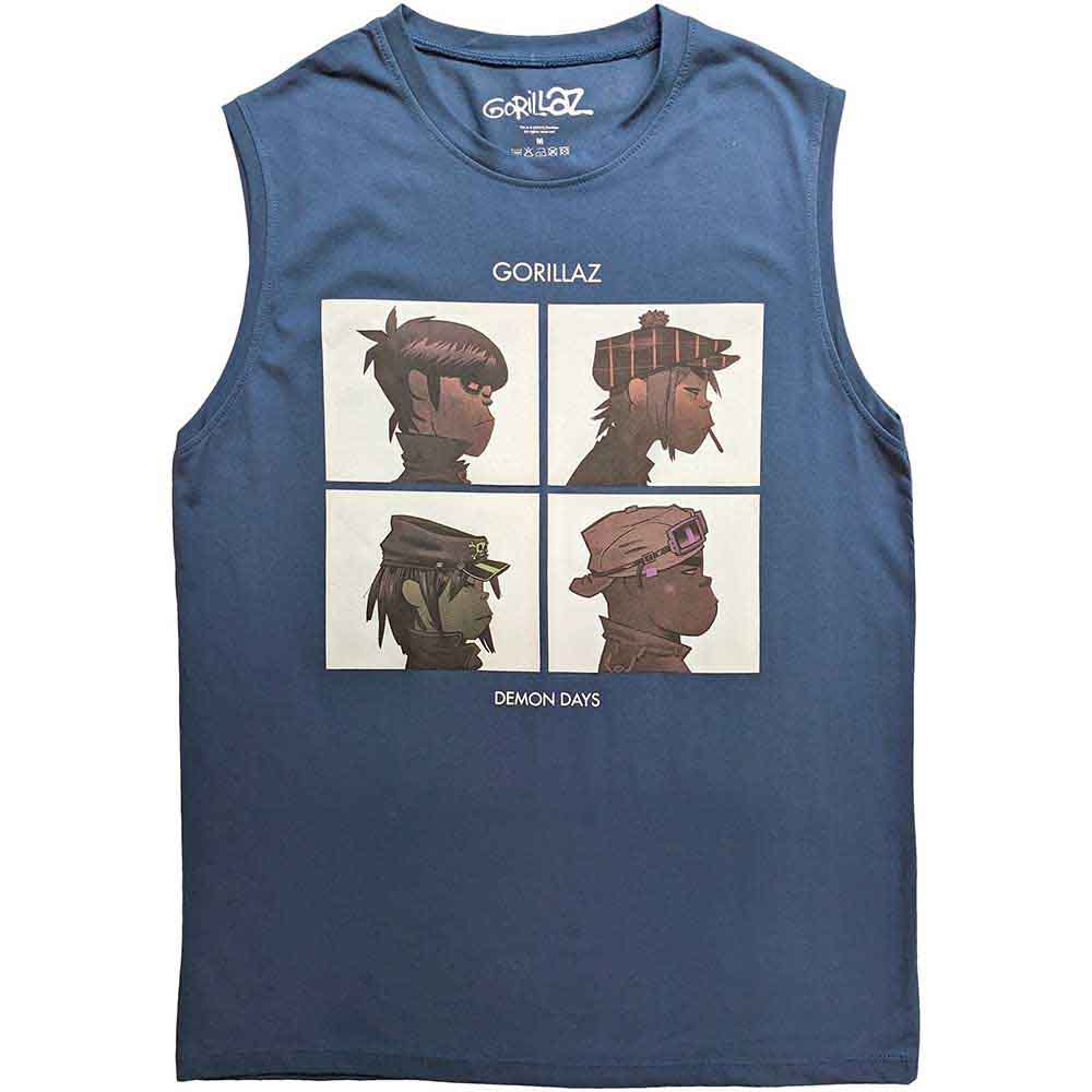 Gorillaz Vest Top - Demon Days