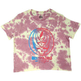 Grateful Dead Women's Crop Top - Concentric Skull