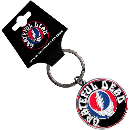 Grateful Dead Standard Keychains - Steal Your Face Logo