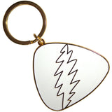 Grateful Dead Standard Keychains - White Plectrum