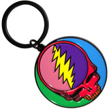 Grateful Dead Standard Keychains - Multicoloured Steal Your Face