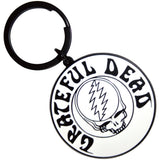 Grateful Dead Standard Keychains - Steal Your Face Mono Black