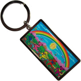 Grateful Dead Standard Keychains - Rainbow