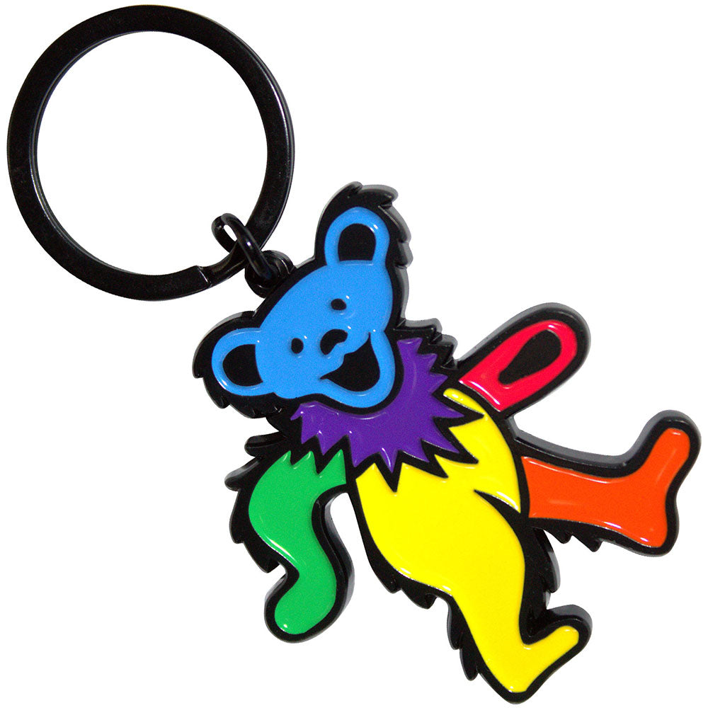 Grateful Dead Standard Keychains - Yellow Body Dancing Bear