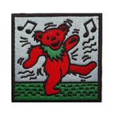 Grateful Dead Patches - Iron On - Dancing Bear