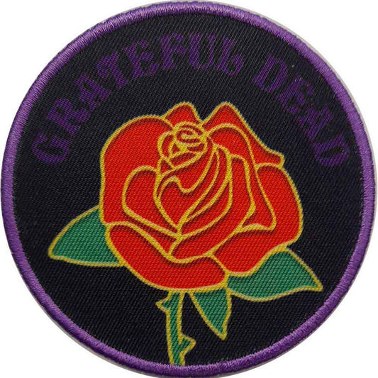 Grateful Dead Patches - Iron On - Rose