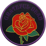 Grateful Dead Patches - Iron On - Rose